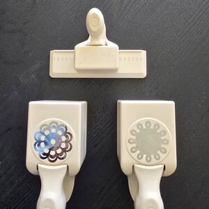 Martha Stewart Paper Punch Cutters Lot Of 3 Scrapbook Tool Paper Crafts Beige
